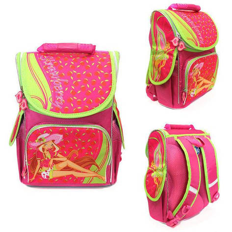 Ранець-Рюкзак дитячий шкільний ортопедичний Smile Winx Strawberry 987927, фото 2