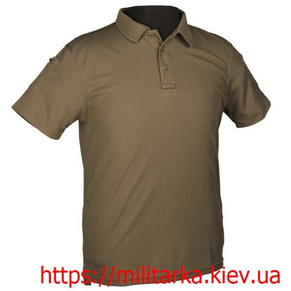 Футболка поло Mil-Tec Tactical Quickdry Poloshirt олива