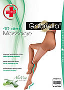 Противарикозні моделювальні жіночі  колготки з екстрактом Aloe Vera Gabriella Medica Massage 40 den