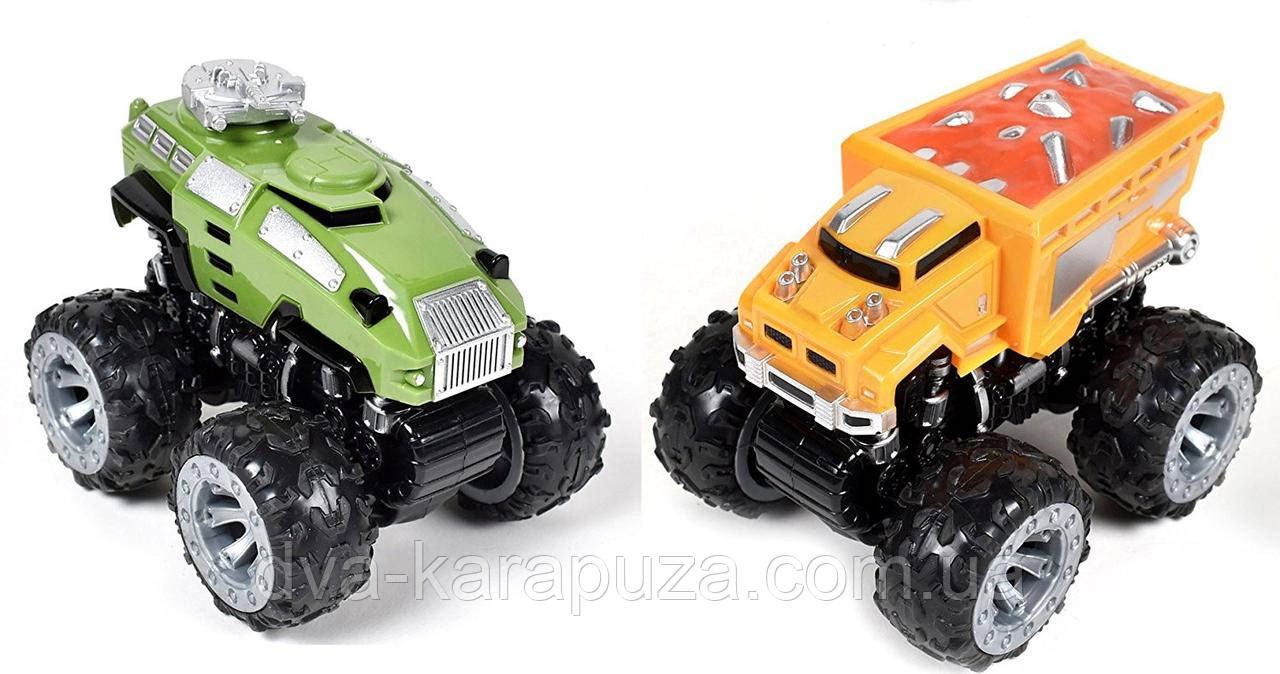 Набір, два інерційні повноприводні позашляховики Maxx Action! Колір може відрізнятися!, фото 1