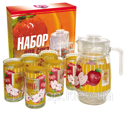 Набір для соку Яблуко, 7 пр.