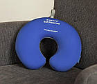 Подушка для подорожей під шию (синій), фото 3