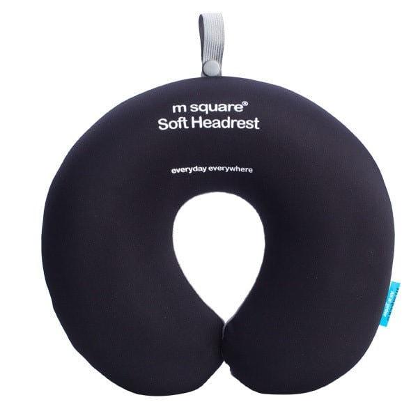 Чорного кольору Дорожня подушка чорна