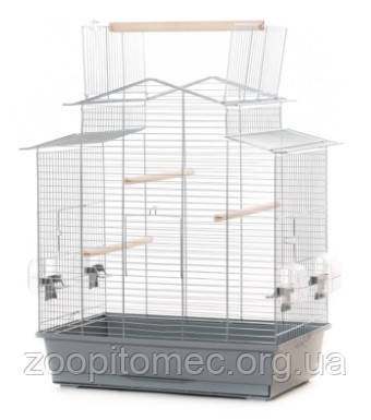 Клітка для птахів IZA 3 Inter zoo (ИнтерЗоо) з відкривним верхом хром, 58,5*38*65 див.
