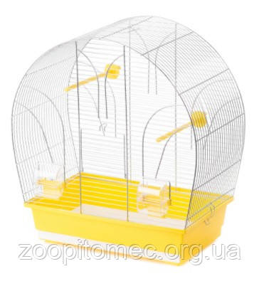Клітка для папуг канарок амадин TINA Inter zoo (ІнтерЗоо) хром, 51*28*55 см