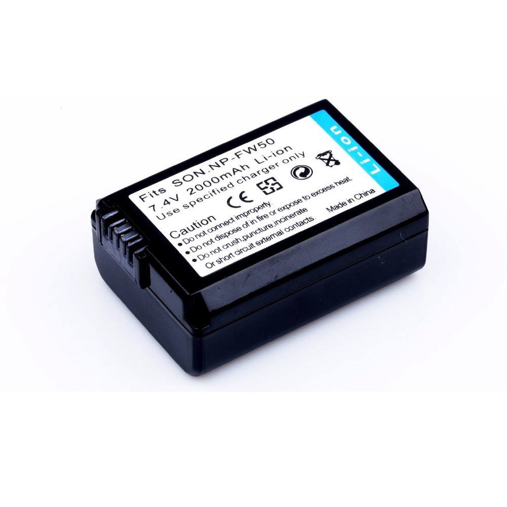 Акумулятор NP-FW50 для камер Sony A6300, A6500, A7 II - 2000 ma