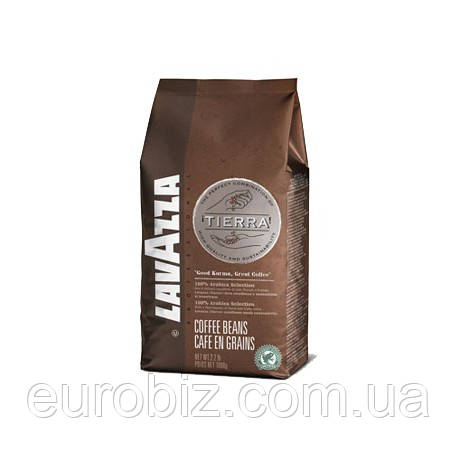 Кава зернова Lavazza Tierra. Италия 1кг. 100% арабика