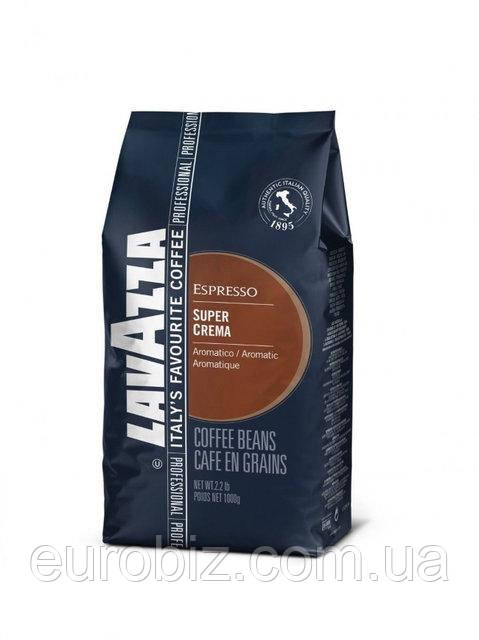 Кава зернова Lavazza Espresso Super Crema 1 кг.