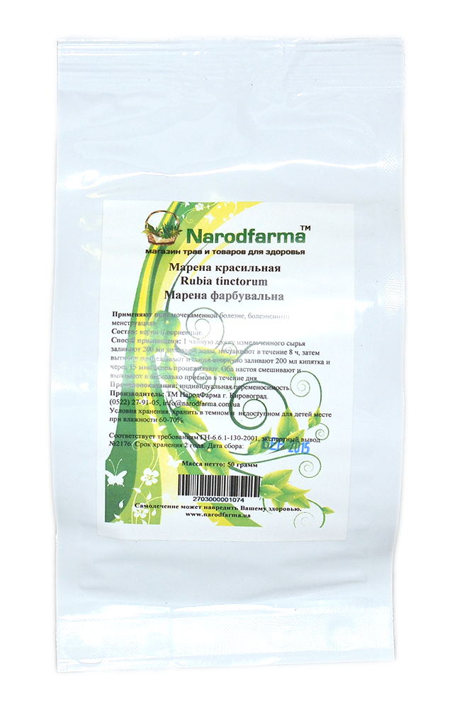 Корінь Марени Красильної 50 гр
