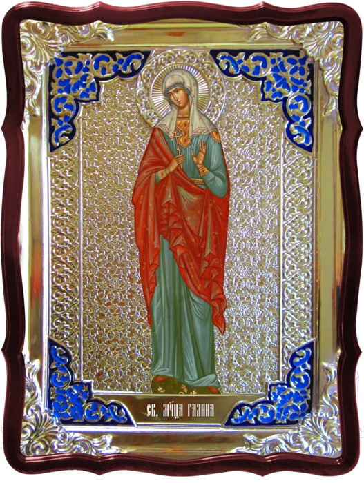 Ікона в ризі - Свята мучениця Галина ростова в магазині церковного начиння, фото 1