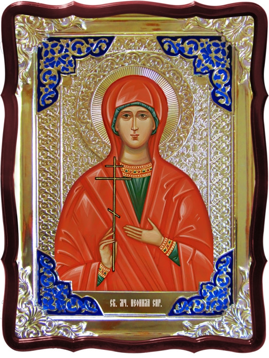 Ікона в ризі - Свята мучениця Неоніла Сирійська у православному інтернет магазині
