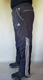 Штани чоловічі спортивні Sport плащівка 3XL чорний колір