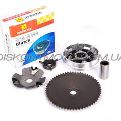 Варіатор передній 4T GY6 50 китайський скутер 139QMB (палець, шестерня стартера, храповик) DONGXIN