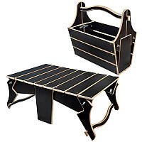 Корзина-раскладной столик для пикника KRK-01 45х28х45 см.