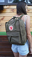 Рюкзак хакі Fjallraven Kanken Classic Bag <unk> канкен оригінальні бирки