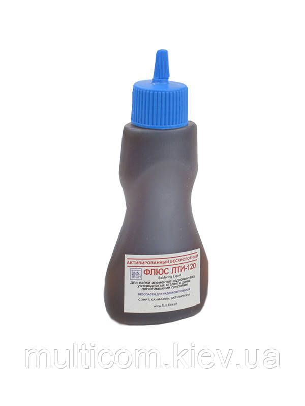 13-10-062. Флюс для пайки ЛТИ 120, 90 мл, фото 1