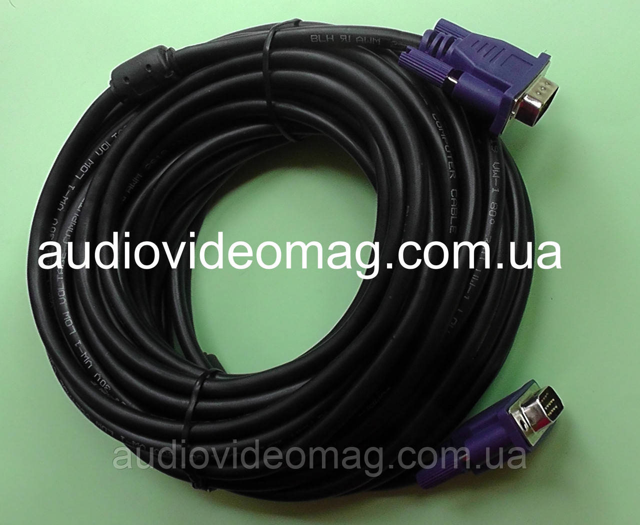 Кабель VGA-VGA, довжина 10 метрів