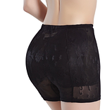 Високі жіночі трусики об'ємний пушап до стегон для округлення і збільшення сідниць з утяжкою живота, фото 2