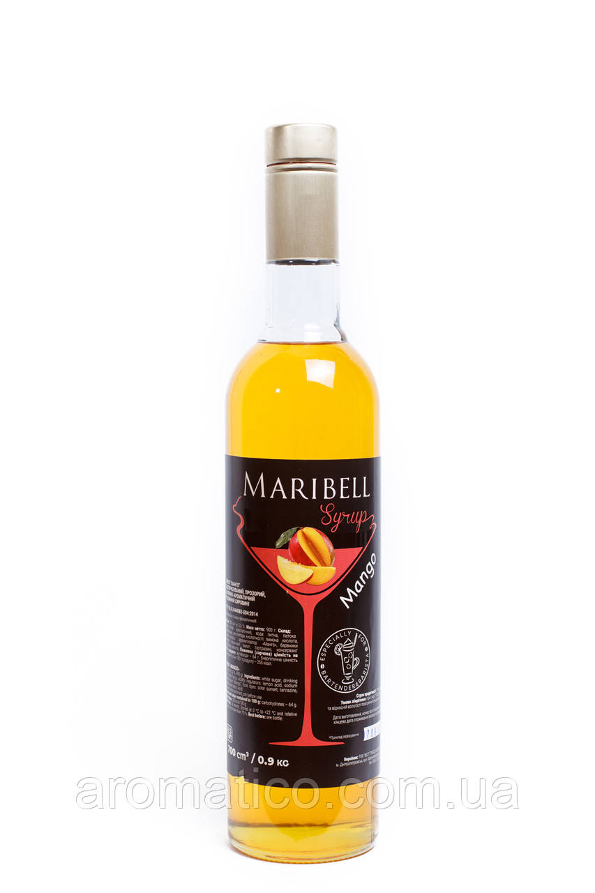 Сироп ТМ Maribell Манго 0,7л