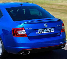 Спойлер багажника Skoda Octavia A7 2014+ г.в. Шокода Октавіа