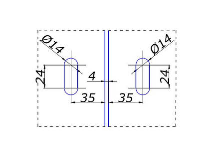 Петля душова SH-180-W-R/L, фото 3