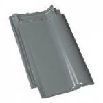 Керамічна черепиця Робен П'ємонт титан (сірий) глазурований, фото 2