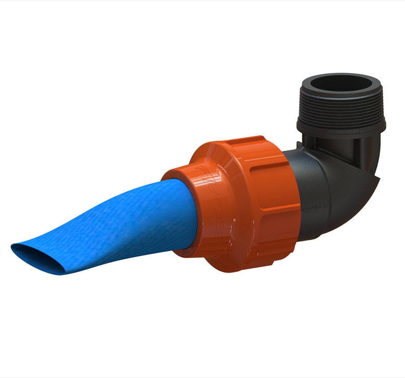 Коліно затискне для LFT 3" x 3" ЗР