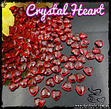 Декоративні серця — "Crystal Heart" — 100 шт. , фото 6