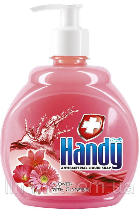 Антибактеріальне рідке мило Handy with Flower glycerin 500 мл.