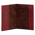 Обкладинка для паспорта "Жар птах" з натуральної шкіри з художнім тисненням, фото 4