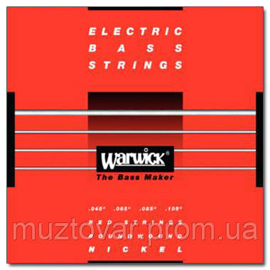 Струны для бас гитары WARWICK 46200 NICKEL ELECTRIC BASS M4 (45-105) - фото 1 - id-p564330226