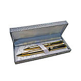 Ручка КУЛЬКОВА ПОВОРОТНА металева "СОТИ", товщина лінії 1мм, синя, фото 4