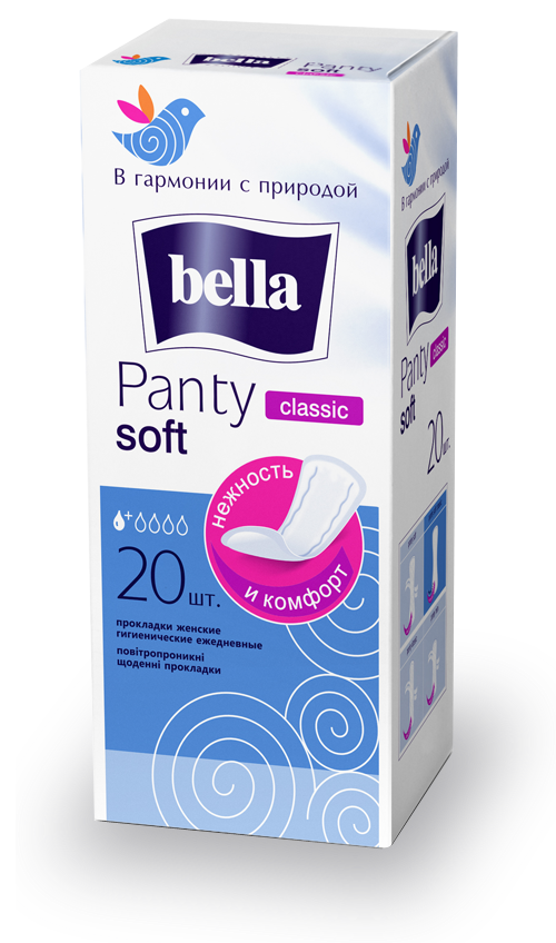 Щоденні прокладки Bella Panty Soft Classic 20 шт.