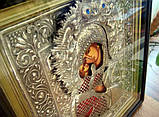 Ікона Божої Матері Володимирська в посрібленій різі 40*36 см, фото 6