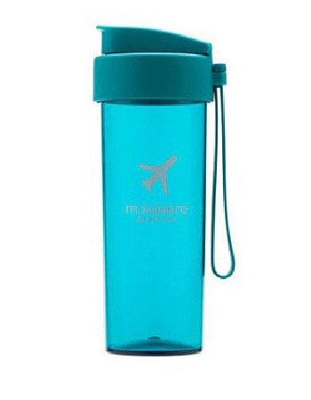 Пляшка для води 480 мл дорожня бірюзова