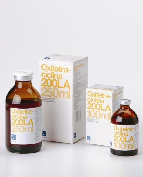 Окситетрациклин 200 LA 100 мл INVESA (Испания) ветеринарный антибиотик широко спектра действия - фото 1 - id-p38806927