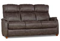Шкіряний диван реклайнер Rio, диван реклайнер, м'який диван, меблі з шкіри