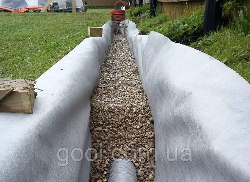 Геотекстиль Тайпар TYPAR SF 32 термоскрепленный ширина 5,2 метра длина ...