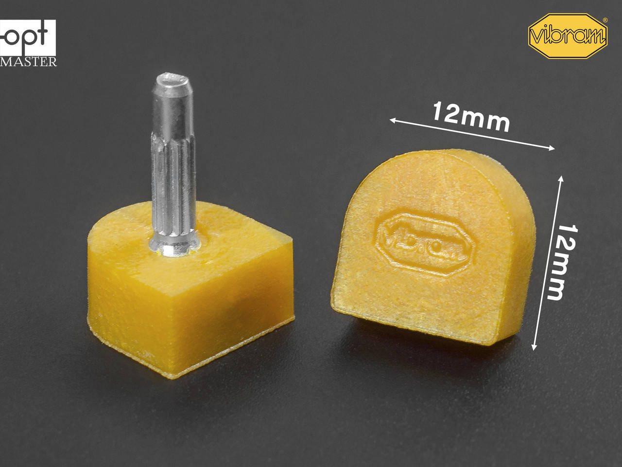 

Vibram п/у набойки бежевые на штыре 12*12мм, Бежевый