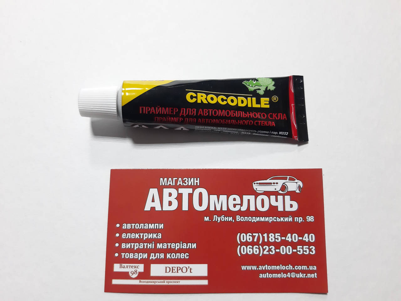 

Праймер для клея стекла 10 ml пр-во Crocodile