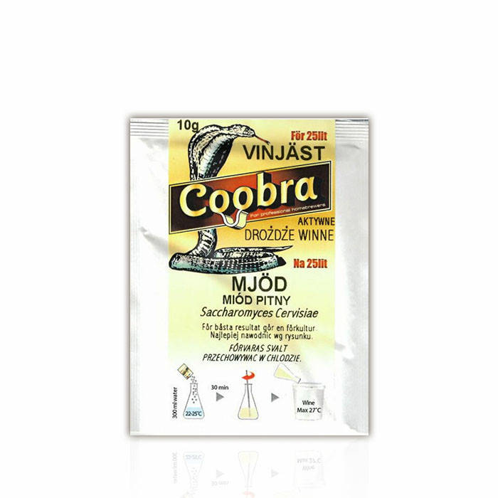 

Дрожжи для мёда Coobra Mjоd (Швеция)