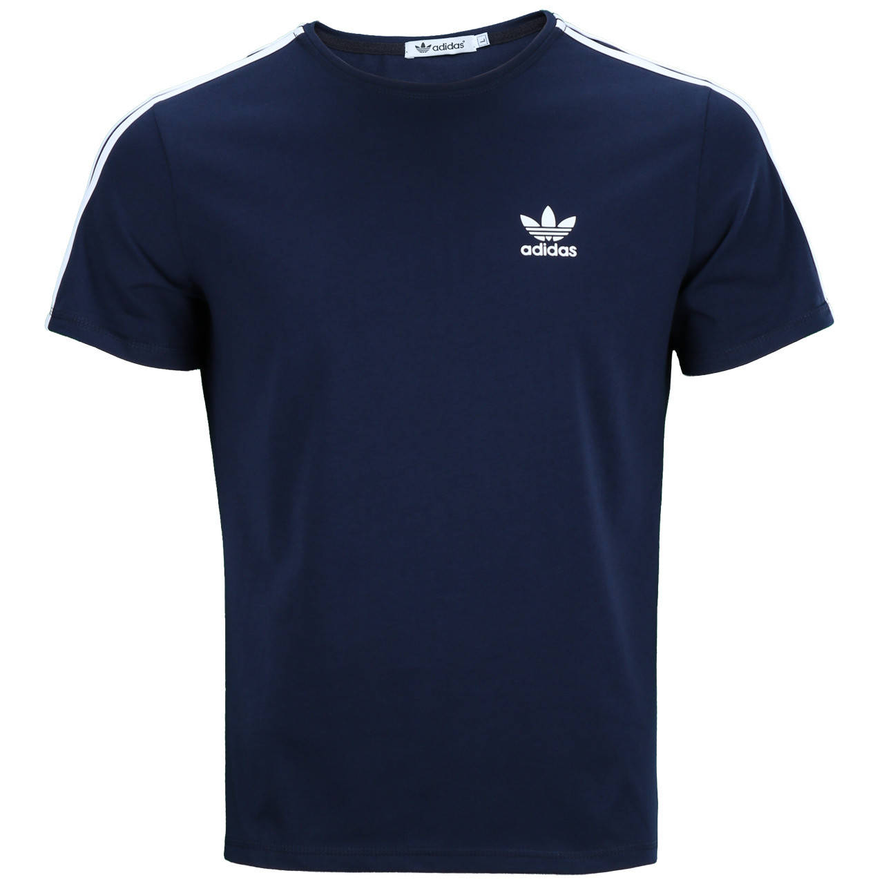 

Футболка спортивная т синяя ADIDAS с лампасами Ф-10 DBLU XXL(Р) 21-901-020, Темно-синий