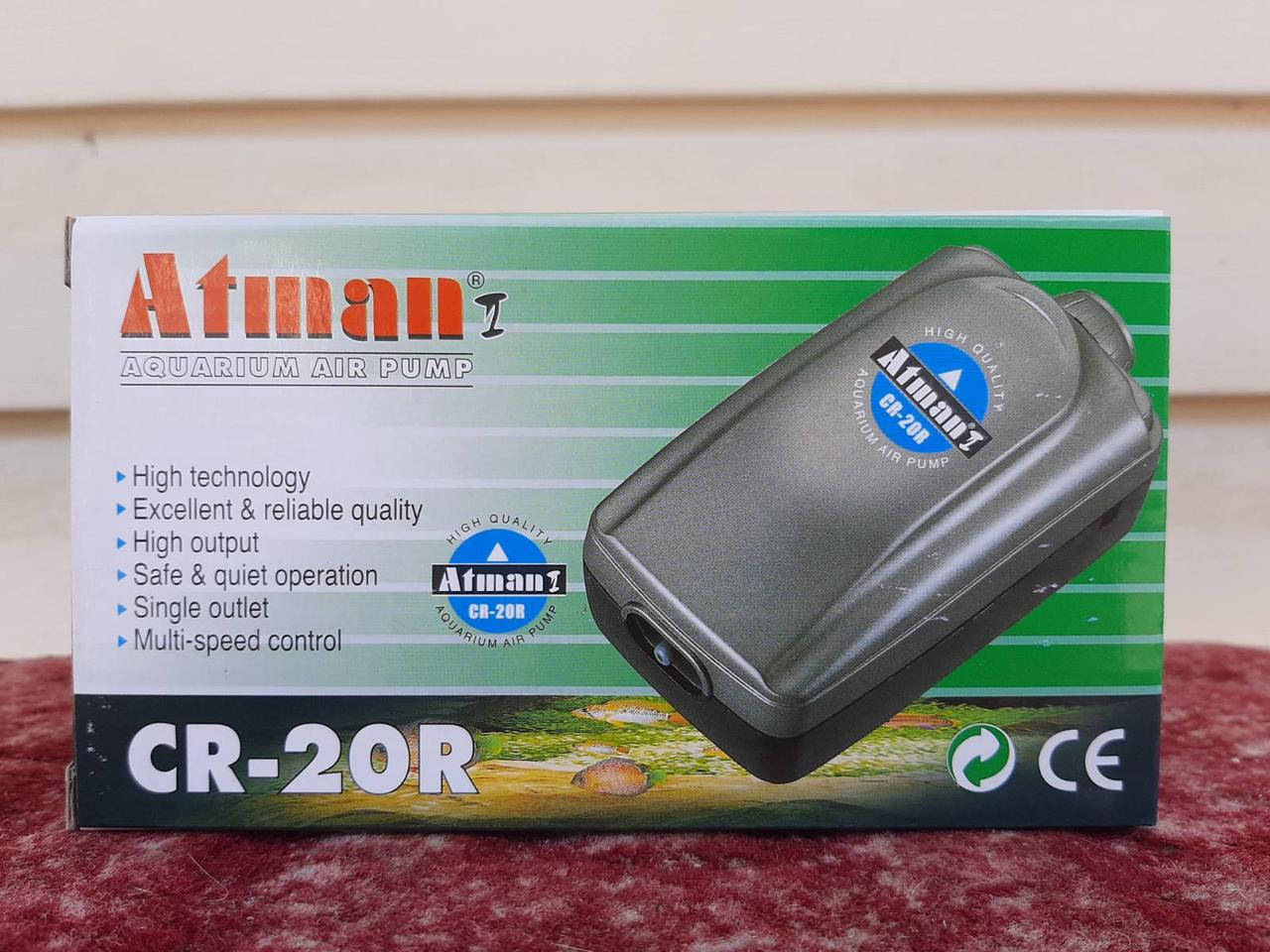 

Компрессор для аквариума Atman CR-20R, ViaAqua MA-200, одноканальный.