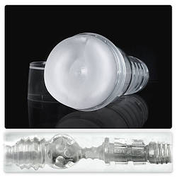 Прозорий анус-мастурбатор Fleshlight Ice Butt Crystal, 25х10 см.