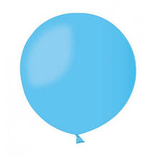 Куля без малюнка 45см блакитний з гелієм