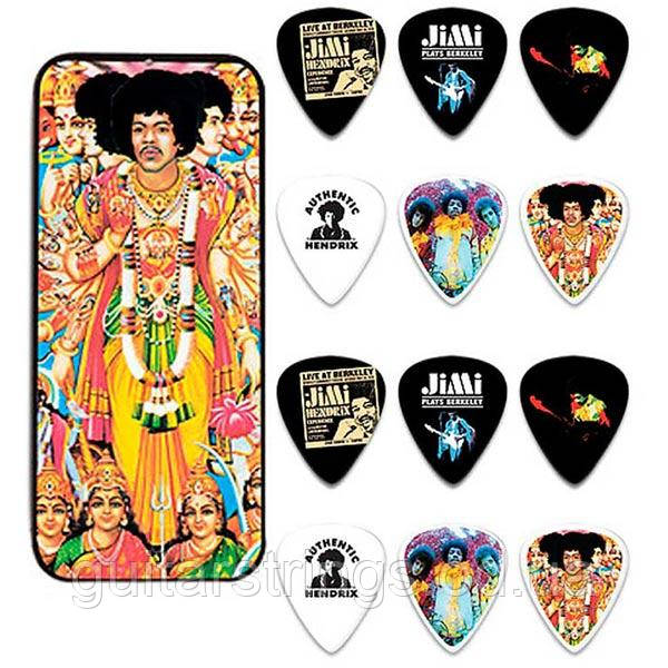 Набір Медіаторів Dunlop JH-PT02M Jimi Hendrix Signature Bold As Love Medium