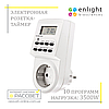 Розетка з таймером тижнева Timer-2 61925 ТМ22 16А 3600W max електронна (Feron ТМ22) 10 програм з пам'яттю, фото 8
