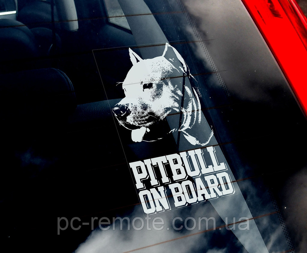 Пітбультер'єр-стикер, фото 1