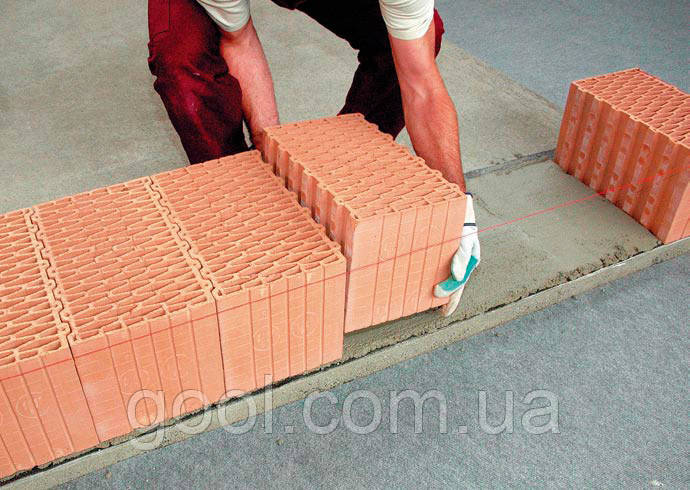 Керамічний блок Porotherm Profi 44 розмір блока 380х248х249