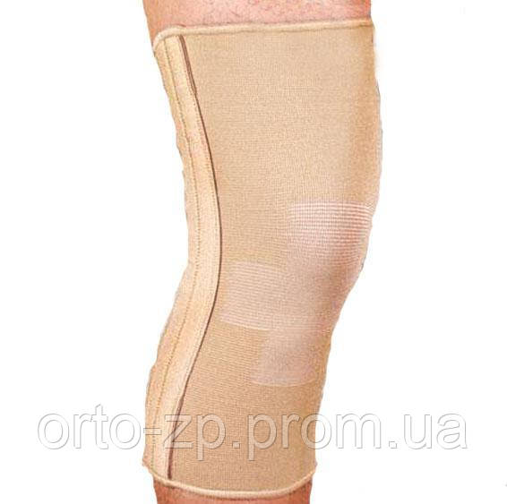 Бандаж еластичний на колінний суглоб зі спіральними ребрами Ortop es-719 В НОВНОСТІЩЕНИЙ РОЗМІР — S (30-34 см)